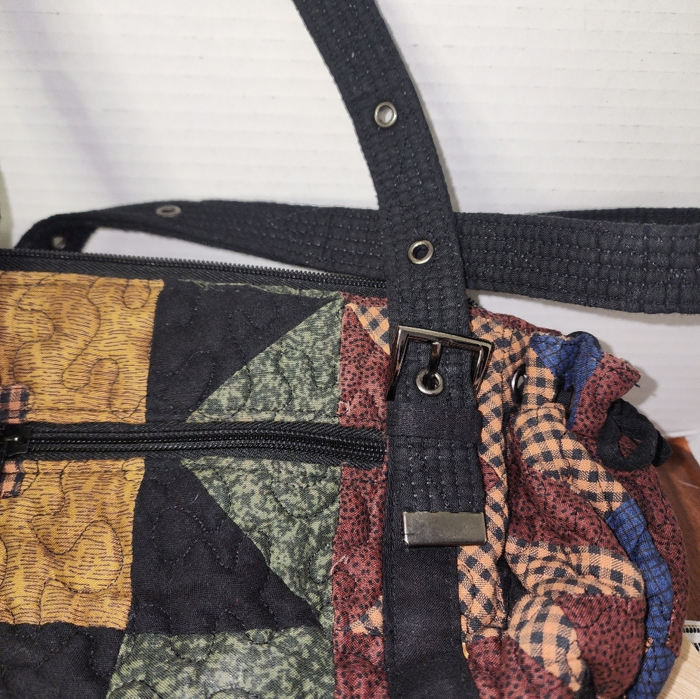 Donna Sharp Quilted Patchwork Clutch Bag - image 8